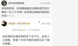 鹿晗吃瓜爆料卓伟视频,一场娱乐圈吃瓜大戏